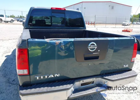 2004 Nissan Titan Xe z USA, uszkodzony, nr VIN 1N6AA07AX4N548495